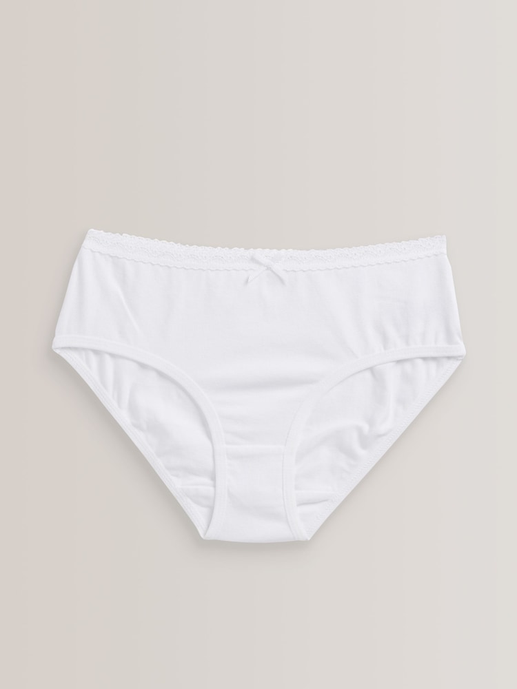 White purple 7 pack briefs (1.5-16yrs) - Image 2 of 4