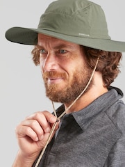 Decathlon Men's Anti-UV Trek 500 Khaki 56-58cm Forclaz Hat - Image 2 of 3
