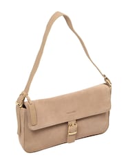 Pure Luxuries London Natural 'Aeliana' Suede Grab Bag - Image 5 of 7