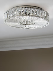 Clear Aria Large Flush Fitting Ceiling Light - Image 2 of 9
