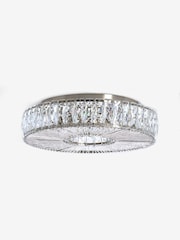 Clear Aria Large Flush Fitting Ceiling Light - Image 6 of 9
