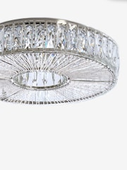 Clear Aria Large Flush Fitting Ceiling Light - Image 7 of 9