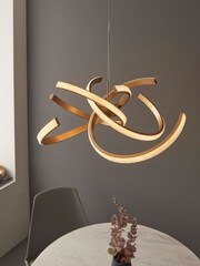Gallery Home Black Midland 1 Bulb Pendant Ceiling Light - Image 6 of 7