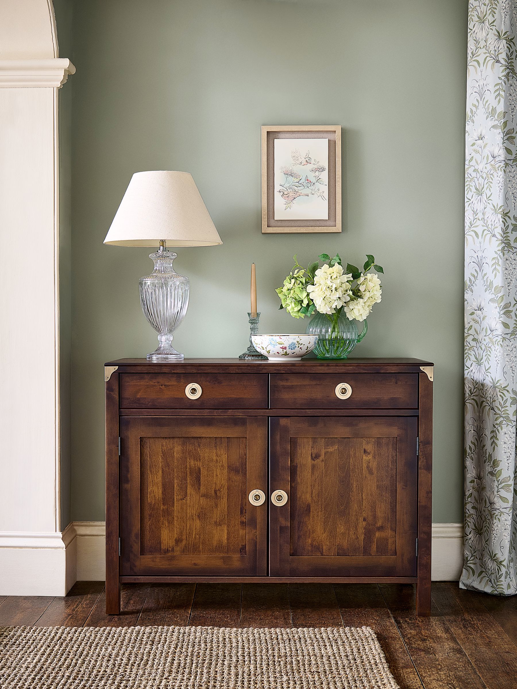 Buy Laura Ashley Dark Chestnut Balmoral Slim Sideboard from the Next UK online shop