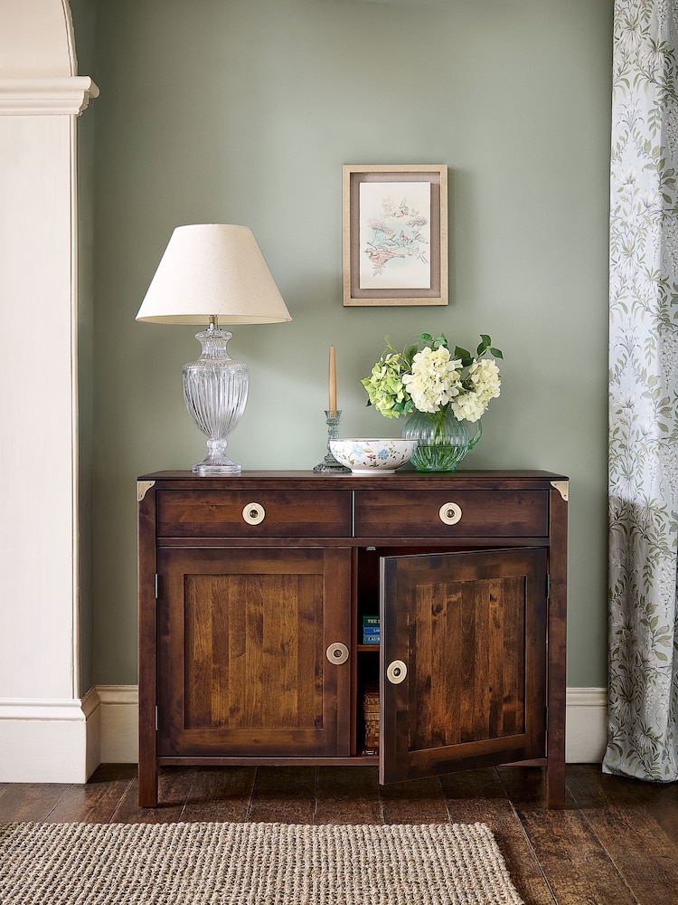 Laura Ashley Dark Chestnut Balmoral Slim Sideboard - Image 2 of 8