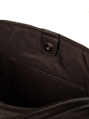 Pure Luxuries London Brown 'Florence' Leather Tote Bag - Image 8 of 8
