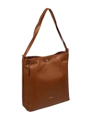 Hellbraun - Pure Luxuries London Luxe Rucksack und Schultertasche aus Leder - Bild 6 von 10