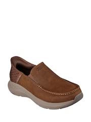 Skechers Dark Brown Parson Oswin Shoes - Image 1 of 6