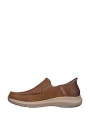 Skechers Dark Brown Parson Oswin Shoes - Image 4 of 6