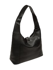 Pure Luxuries London Black 'Everly' Leather Shoulder Bag - Image 6 of 6