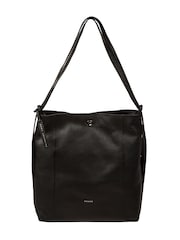 Schwarz - Pure Luxuries London Luxe Rucksack und Schultertasche aus Leder - Bild 6 von 12
