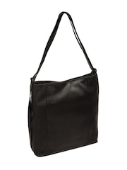 Schwarz - Pure Luxuries London Luxe Rucksack und Schultertasche aus Leder - Bild 7 von 12