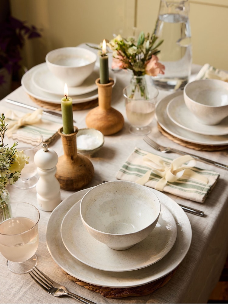 Stellar 12 Piece Mylor Stoneware Dinner Set - Imagen 1 de 6