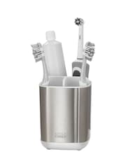 Joseph Joseph White EasyStore Steel Toothbrush Caddy - Image 2 of 4
