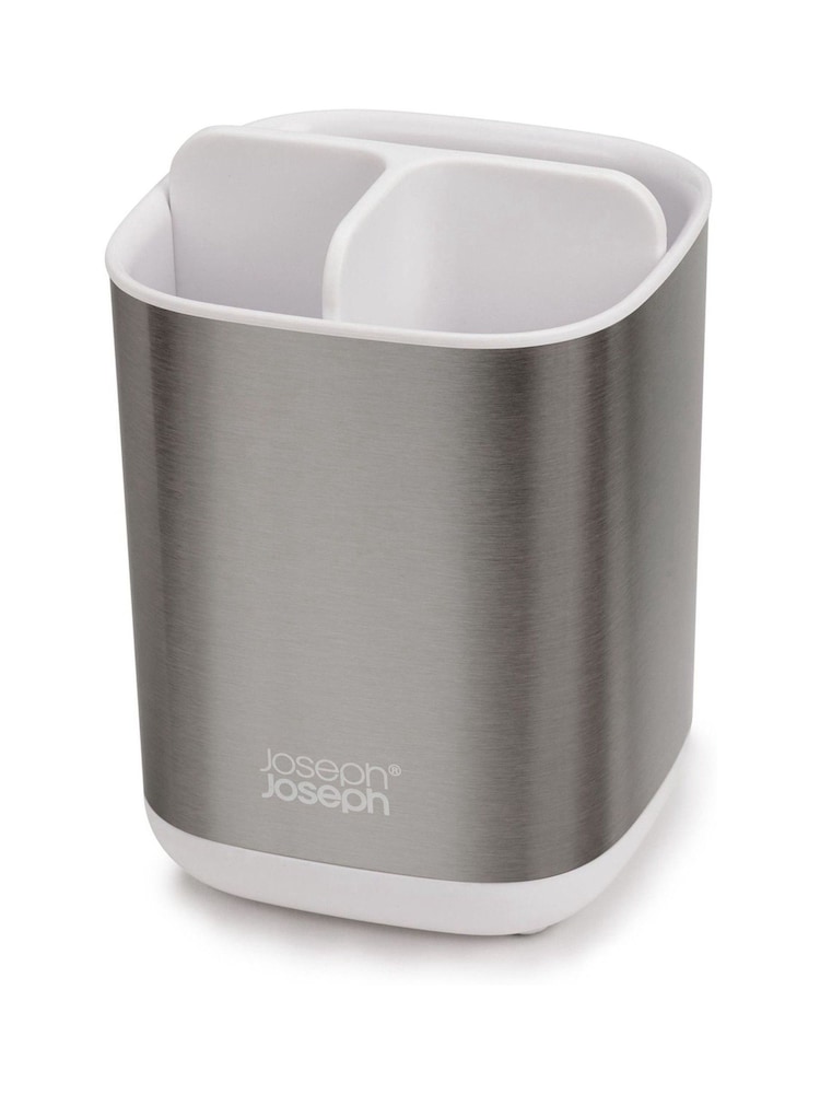 Joseph Joseph White EasyStore Steel Toothbrush Caddy - Image 4 of 4