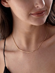 Beaverbrooks 9ct Gold Bar Necklace - Image 3 of 3