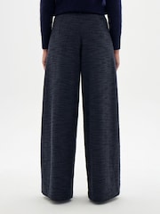Hush Blue Taylor Textured Check Trousers - Image 3 of 5