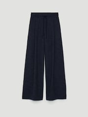 Hush Blue Taylor Textured Check Trousers - Image 5 of 5