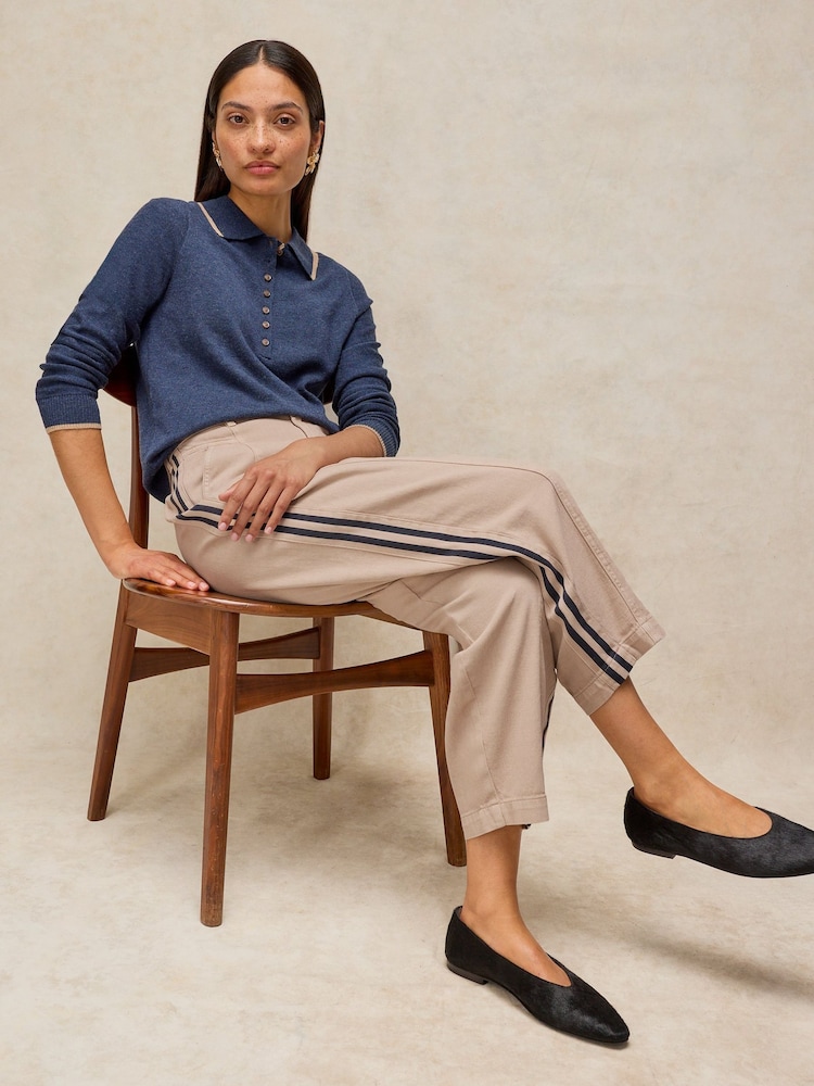 White Stuff Natural Adeline Utility Barrel Trousers - Image 1 of 6