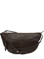 Pure Luxuries London Brown 'Emilia' Leather Cross Body Bag - Image 3 of 7