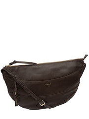 Pure Luxuries London Brown 'Emilia' Leather Cross Body Bag - Image 4 of 7