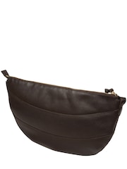 Pure Luxuries London Brown 'Emilia' Leather Cross Body Bag - Image 6 of 7