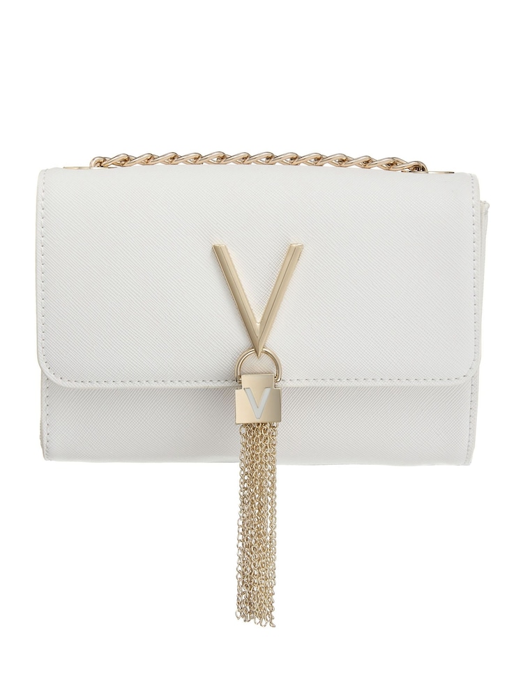 Valentino Bags White Divina tassel Cross-Body Bag - Image 1 of 5