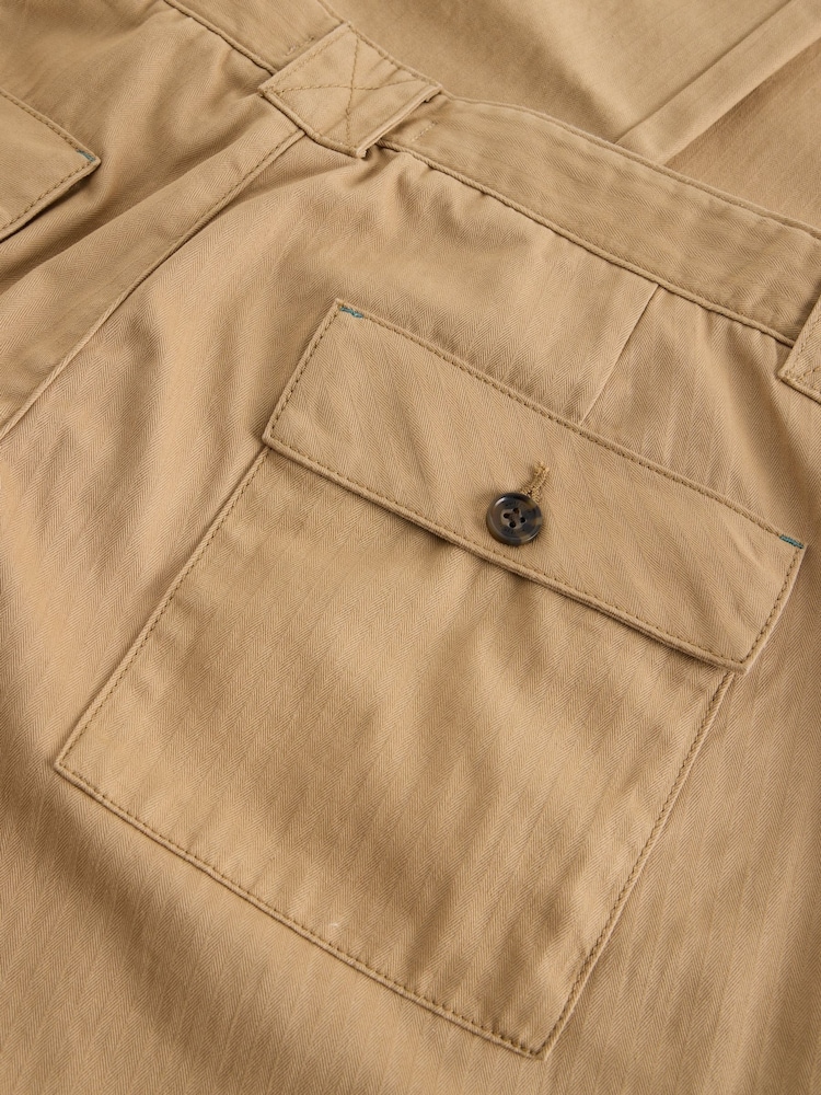 White Stuff Natural Thirsk Tapered Ankle Trousers - Image 6 of 6