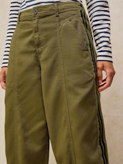White Stuff Green Adeline Utility Barrel Trousers - Image 4 of 6