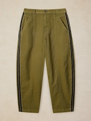 White Stuff Green Adeline Utility Barrel Trousers - Image 6 of 6