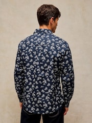 Tumši zils - White Stuff Finsbury Print Shirt - Attēls 2 no 6