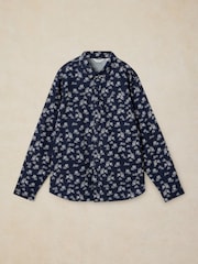 Tumši zils - White Stuff Finsbury Print Shirt - Attēls 5 no 6