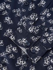 Tumši zils - White Stuff Finsbury Print Shirt - Attēls 6 no 6