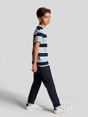 Lyle & Scott Navy Blue Boys Chino Trousers - Image 2 of 3