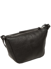 Pure Luxuries London Black 'Solene' Leather Cross Body Bag - Image 4 of 6