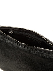 Pure Luxuries London Black 'Solene' Leather Cross Body Bag - Image 5 of 6