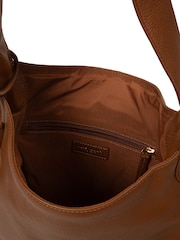 Pure Luxuries London Tan Brown 'Rowena' Leather Shoulder Bag - Image 4 of 6