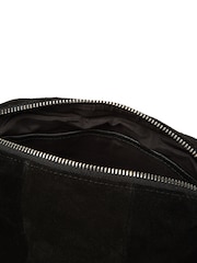 Pure Luxuries London Black 'Harper' Suede Cross Body Bag - Image 8 of 8