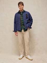 White Stuff Blue Heywood Check Shirt - Image 3 of 6