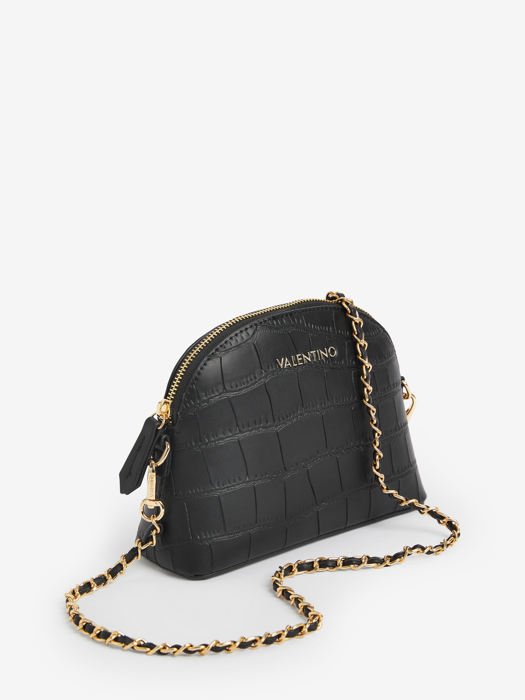 Buy Valentino Bags Black Mayfair Croc Effect Chain Cross Body Bag from Next Germany