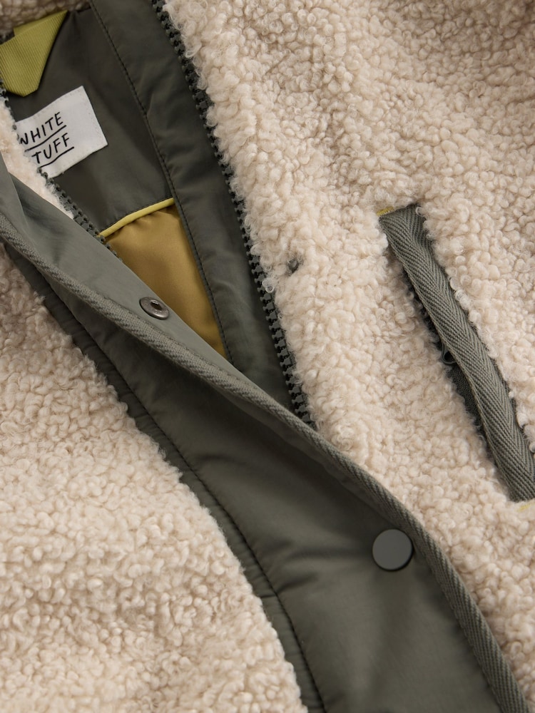 White Stuff Alina Multiway Borg Puffer Coat - صورة 6 من 6 White Stuff Alina Multiway Borg Puffer Coat - صورة 6 من 6
