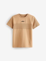 Schwarz/Hellbraun - Strukturierte T-Shirts im 2er-Pack (3–16 Jahre) - Bild 3 von 5