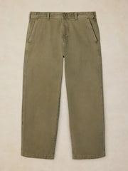 Vert - White Stuff Walker Garment Dye Wide Jeans - Image 6 sur 7