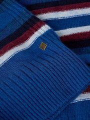 White Stuff Blue Milton Stripe Crew Neck Jumper - Image 6 of 6
