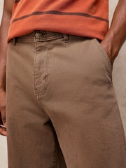 Brun - White Stuff Walker Garment Dye Wide Jeans - Image 4 sur 6