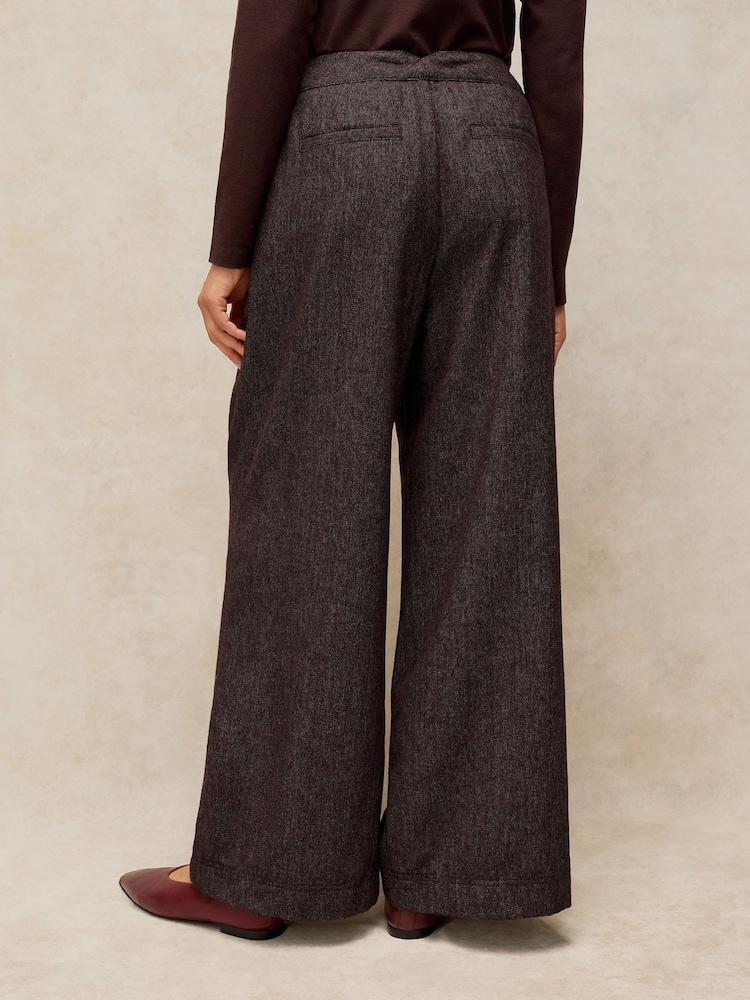 Pantalones de pernera ancha de tweed Sasha de White Stuff - Imagen 2 de 6 Pantalones de pernera ancha de tweed Sasha de White Stuff - Imagen 2 de 6