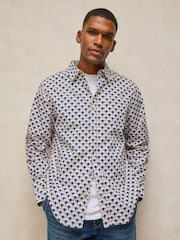 Zils - White Stuff Finsbury Print Shirt - Attēls 1 no 6
