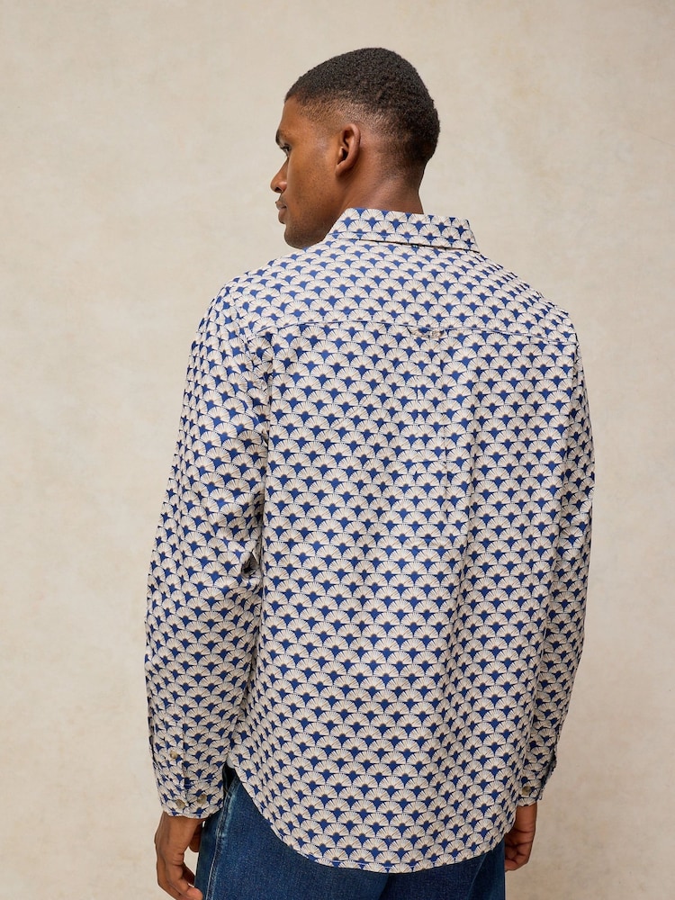 Zils - White Stuff Finsbury Print Shirt - Attēls 2 no 6