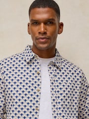 Zils - White Stuff Finsbury Print Shirt - Attēls 4 no 6