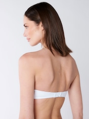Valkoinen - Boux Avenue Microfibre Olkaimeton Rintaliivit - Kuva 2 / 4